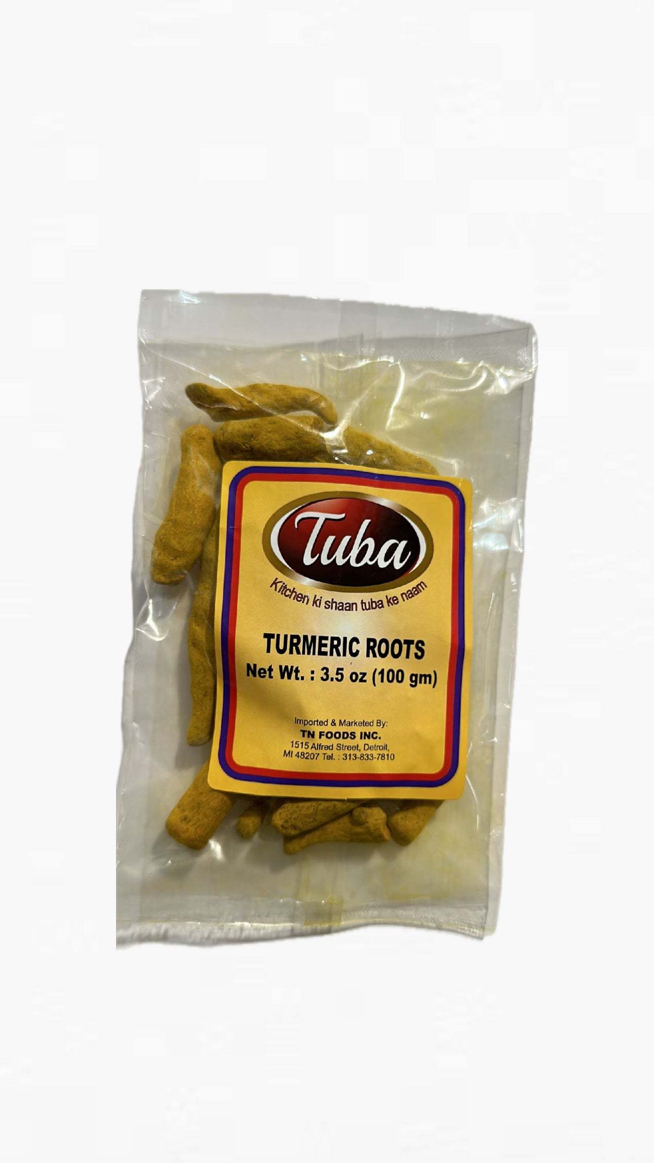 Turmeric roots 100g flavoured and aromatic turmeric roots