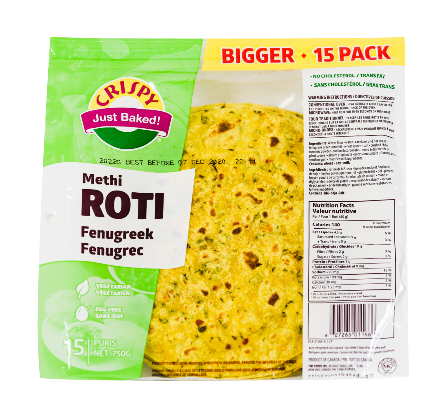 Crispy Roti Methi |750g