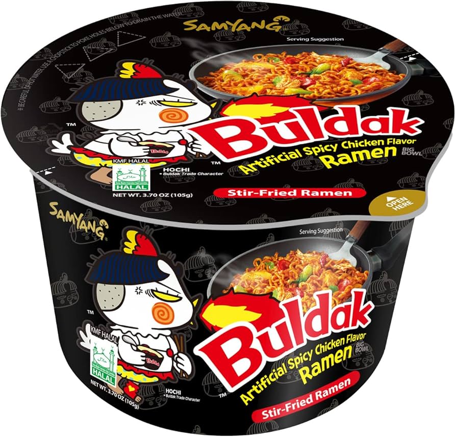 Buldak carbonara ramen |105g|stir fried