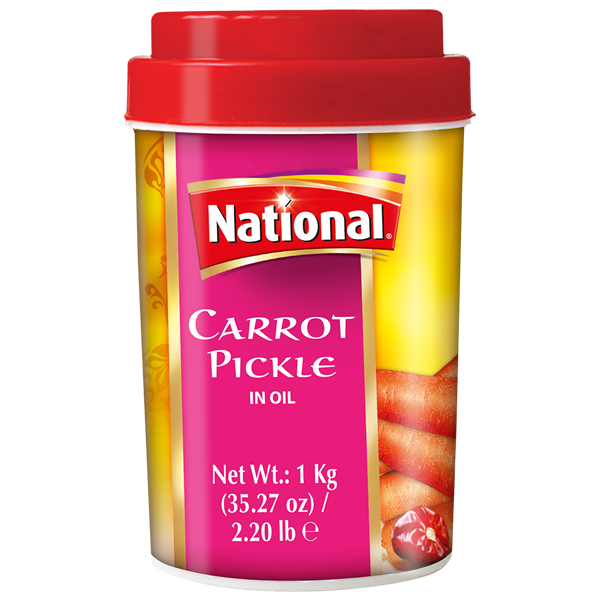 Carrot pickle in oil 1kg national pickle