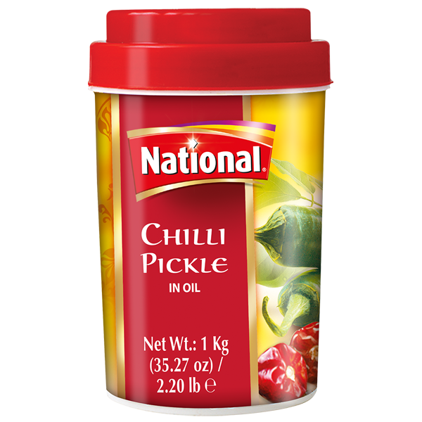 Chilli pickle in oil 1kg national pickle