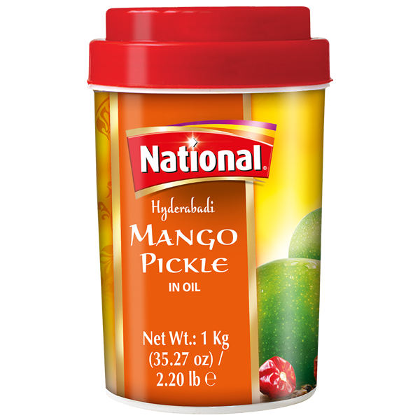 Hyderabadi mango pickle in oil 1kg national mixed pickle
