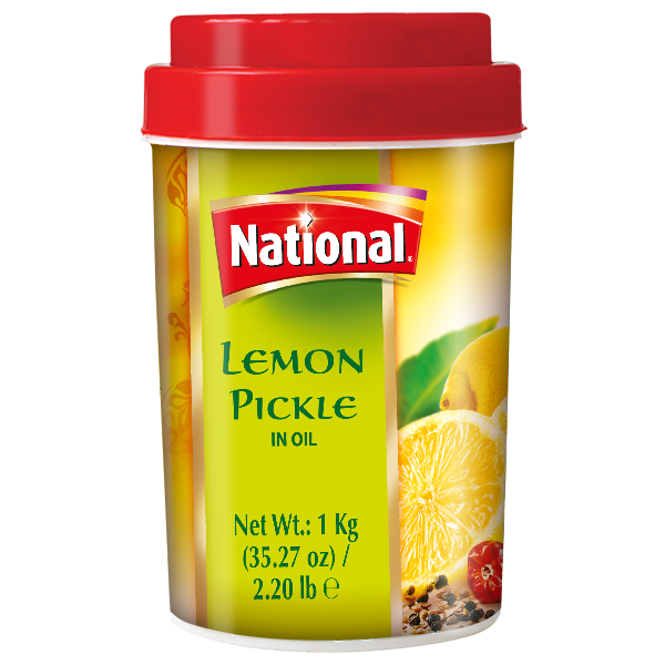 Lemon pickle in oil 1kg national mixed pickle