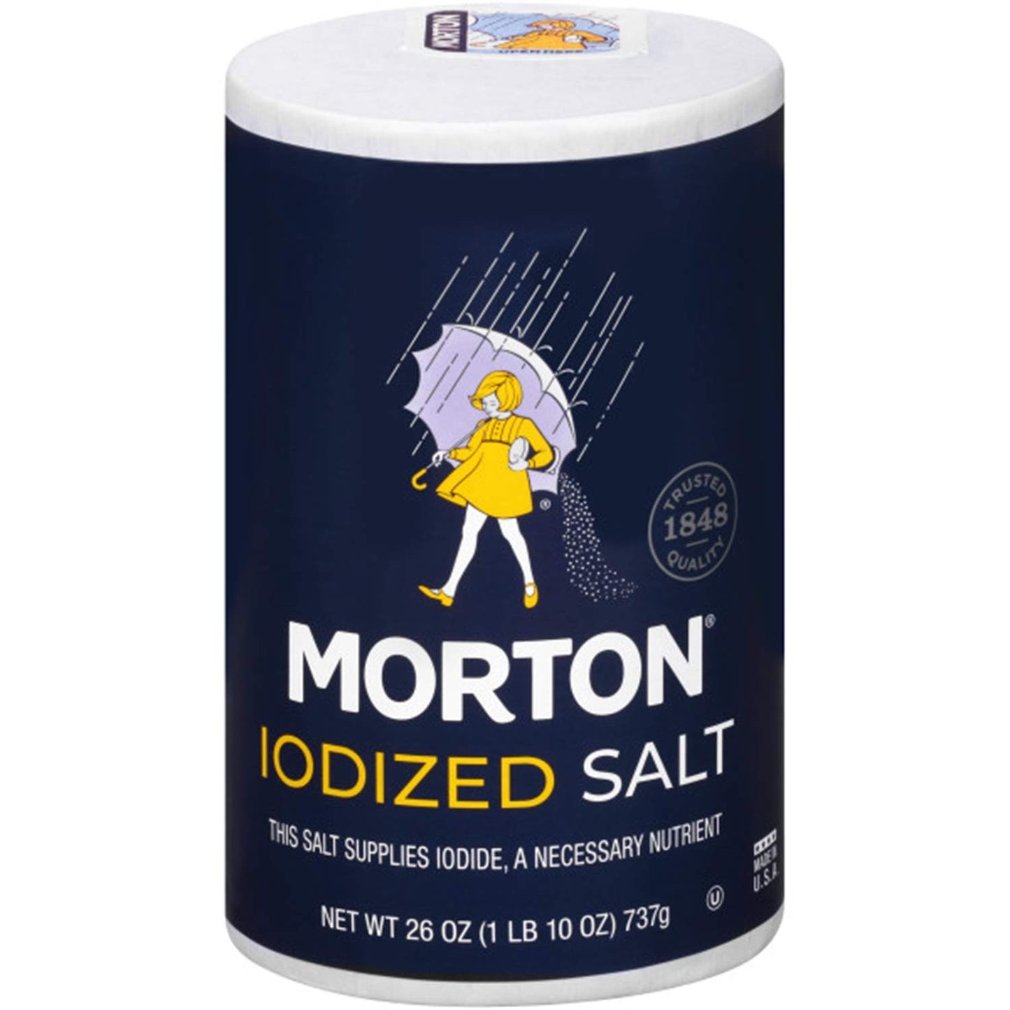 Iodised White Salt 1lb Morton