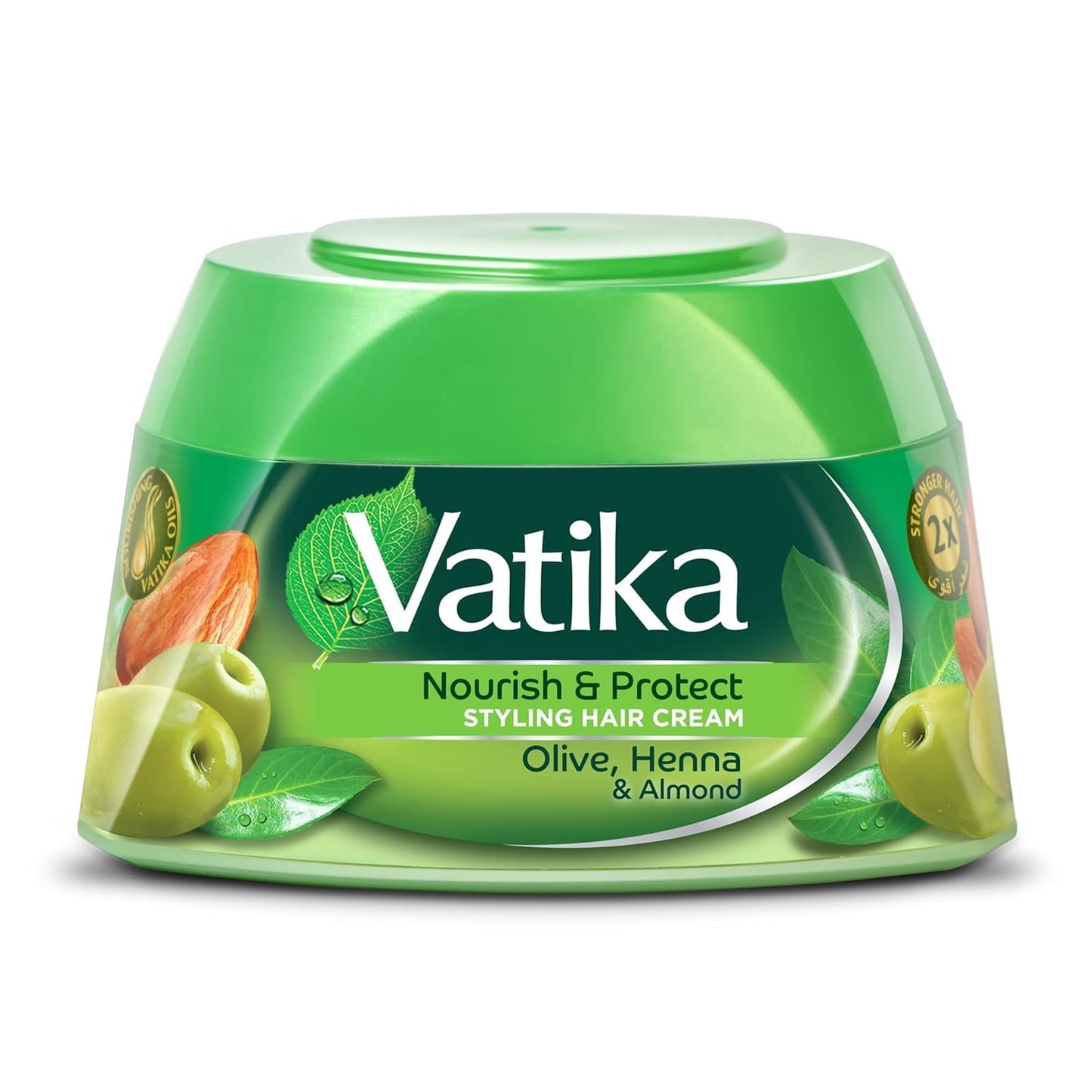 Olive and henna Nourishing and protecting hair styling cream 210ml Dabur vatika