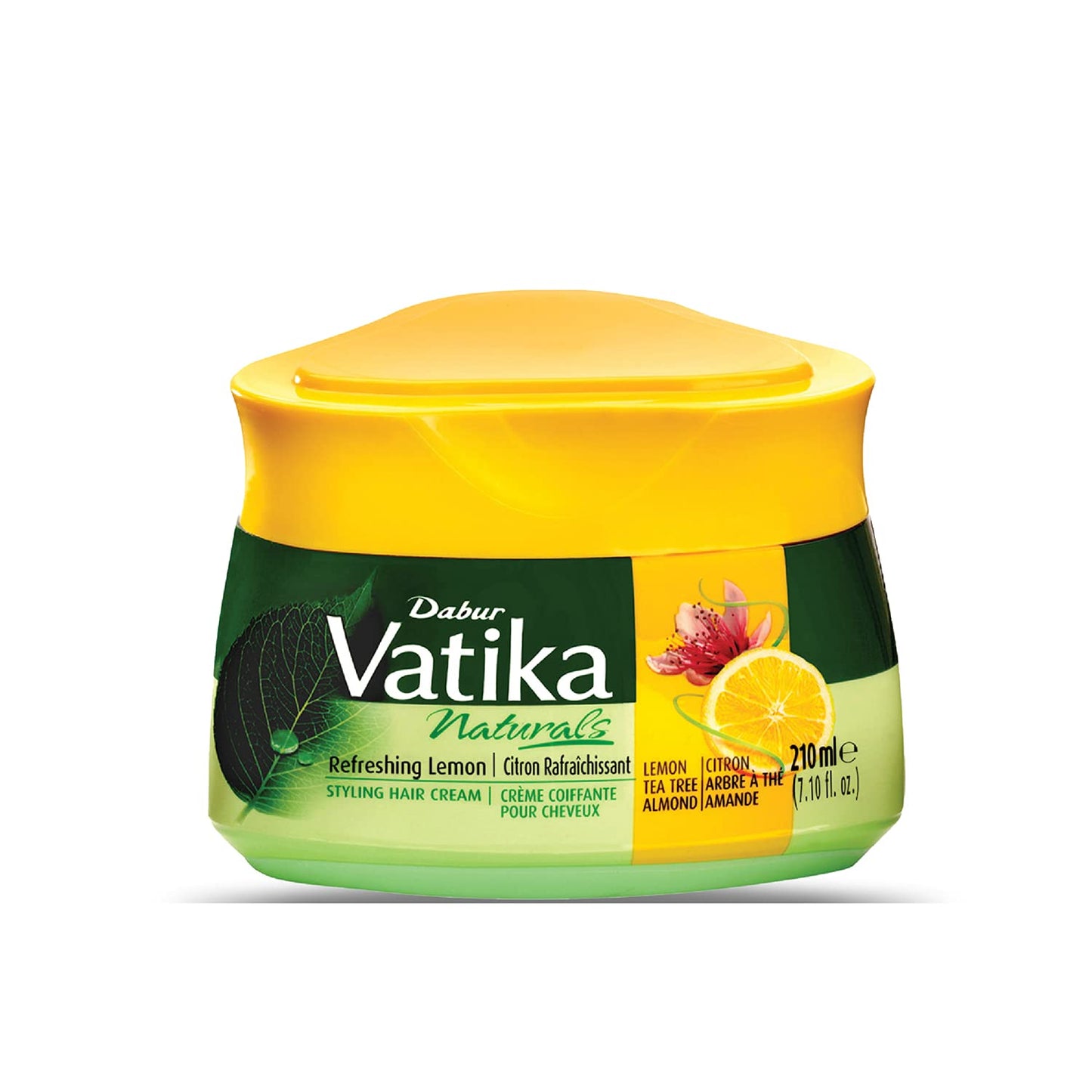 REFRESHING LEMON HAIR STYLING CREAM |210 ML|DABUR VATIKA
