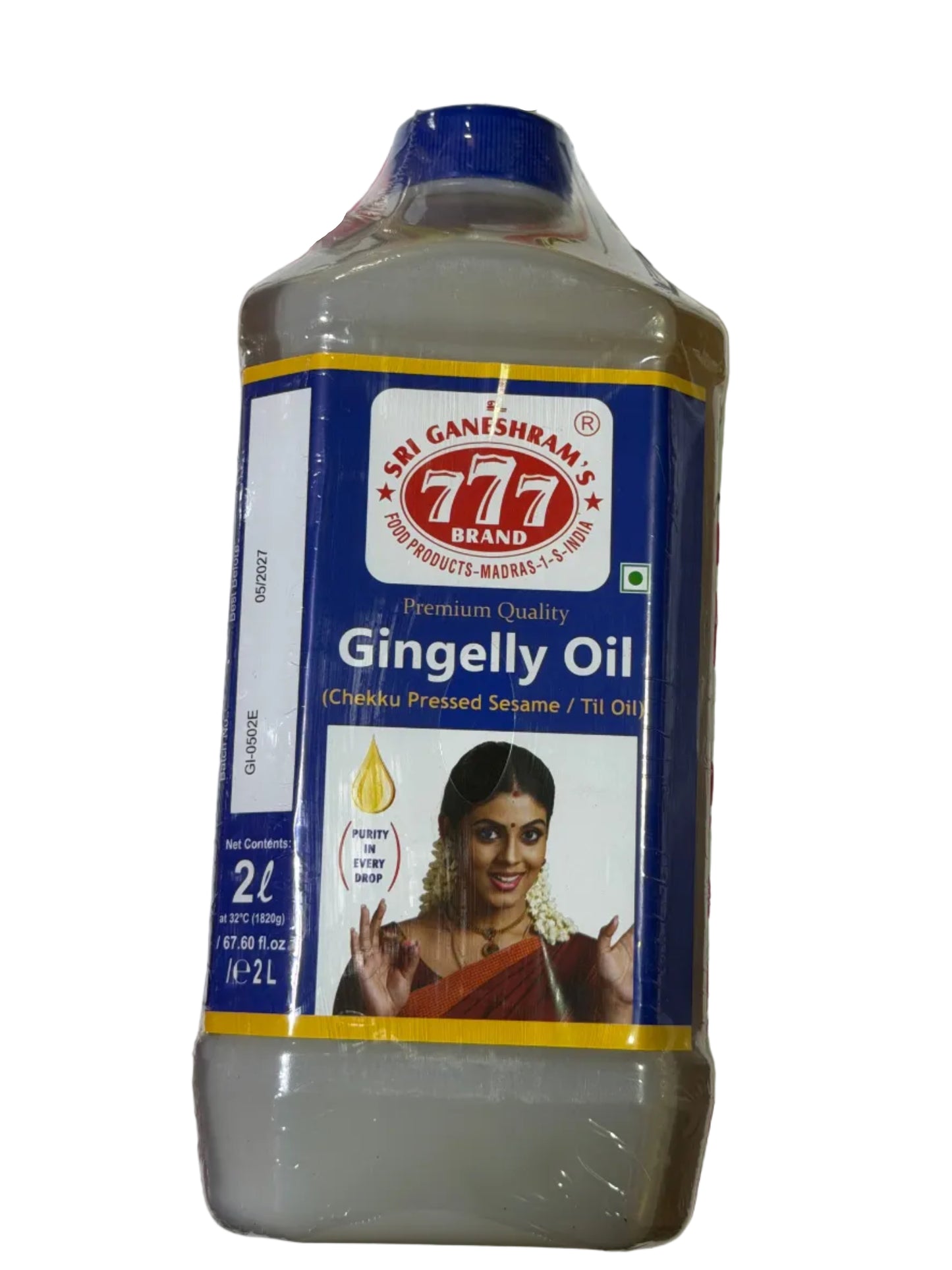 777 Brand Gingelly Oil|Til Oil |2 Ltr