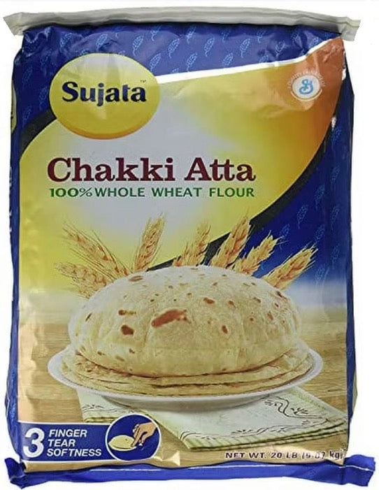 Sujata Chakki Atta-Whole Wheat Flour |20lb
