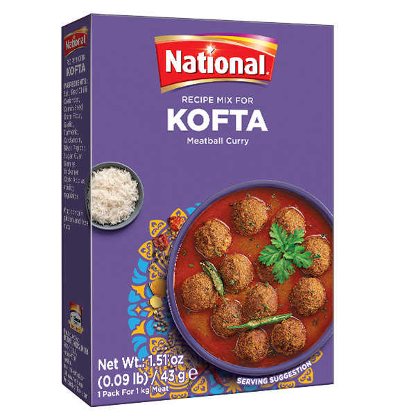 Kofta masala 43g national chicken meatball curry