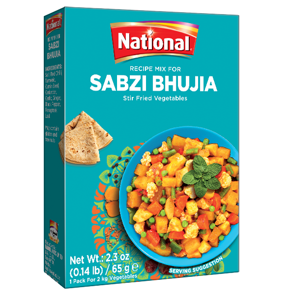 SABZI BHUJIA |50G| NATIONAL MIXED FRIED VEGETABLES