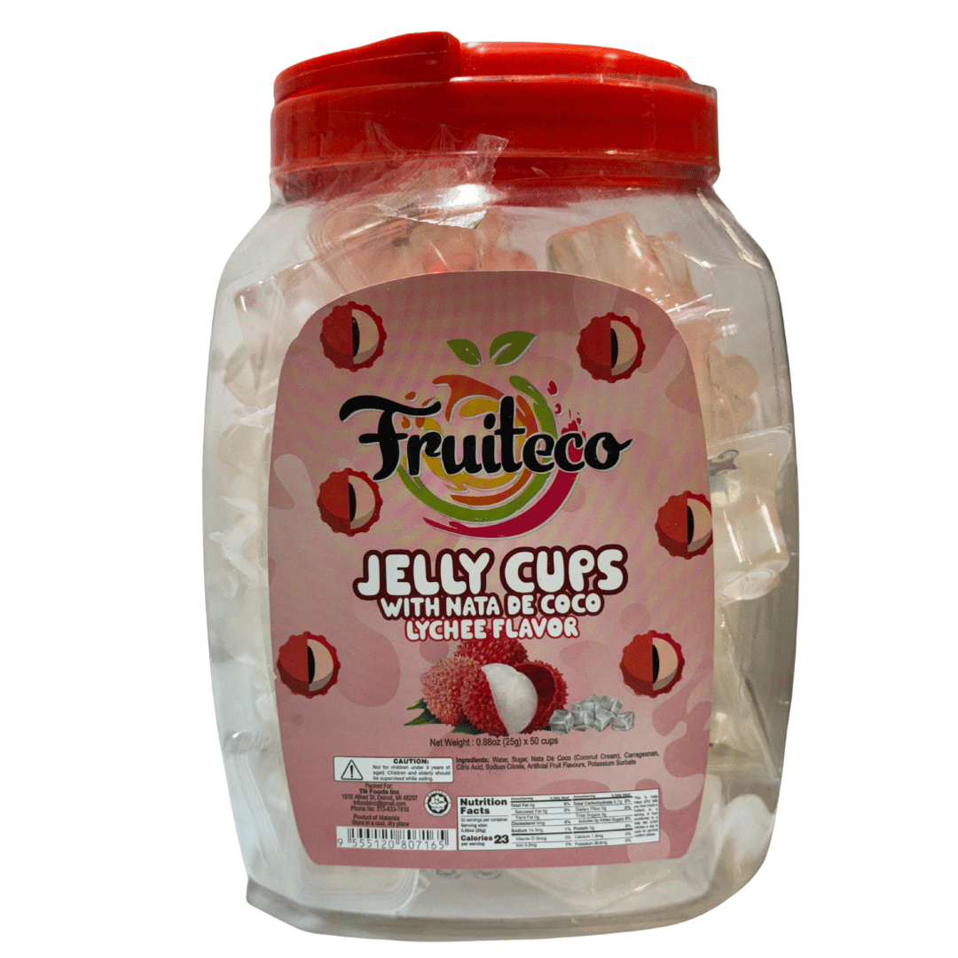 Fruiteco Jelly Jars Lychee 25gx50