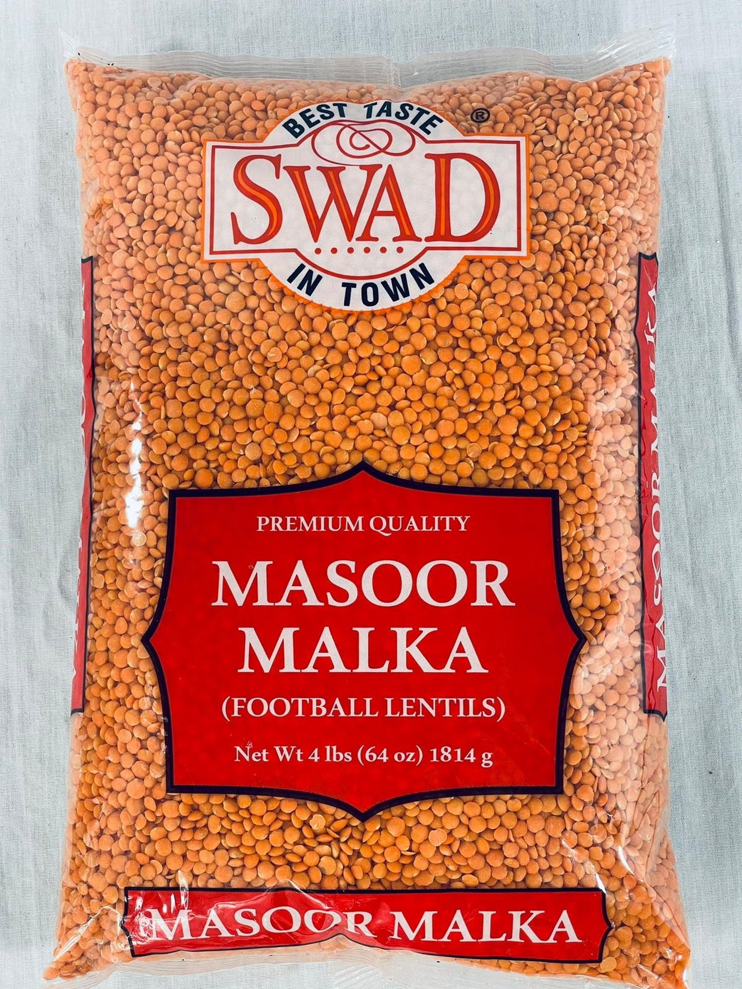 Swad Masoor Malka (Red Split Lentils) 4lb