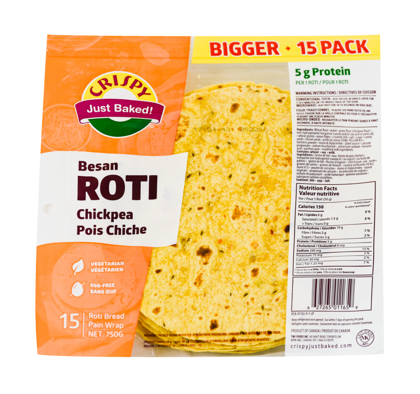 Crispy Roti Besan |750g