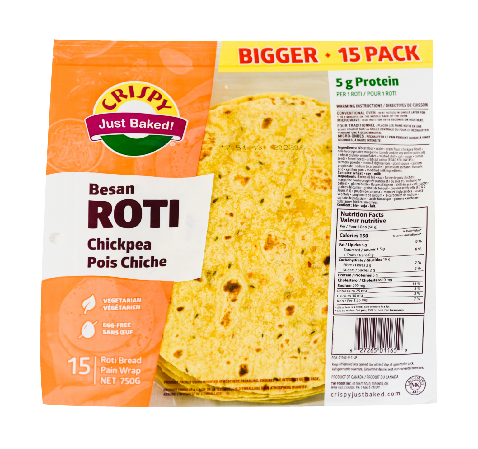 Crispy Roti Besan |750g