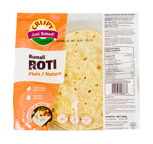 Crispy Roti- Rumali Plain|750g