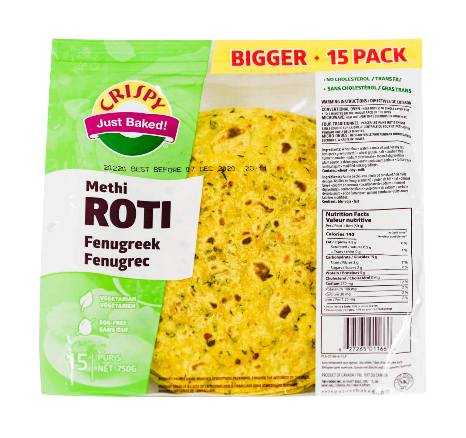 Crispy Roti Methi |750g