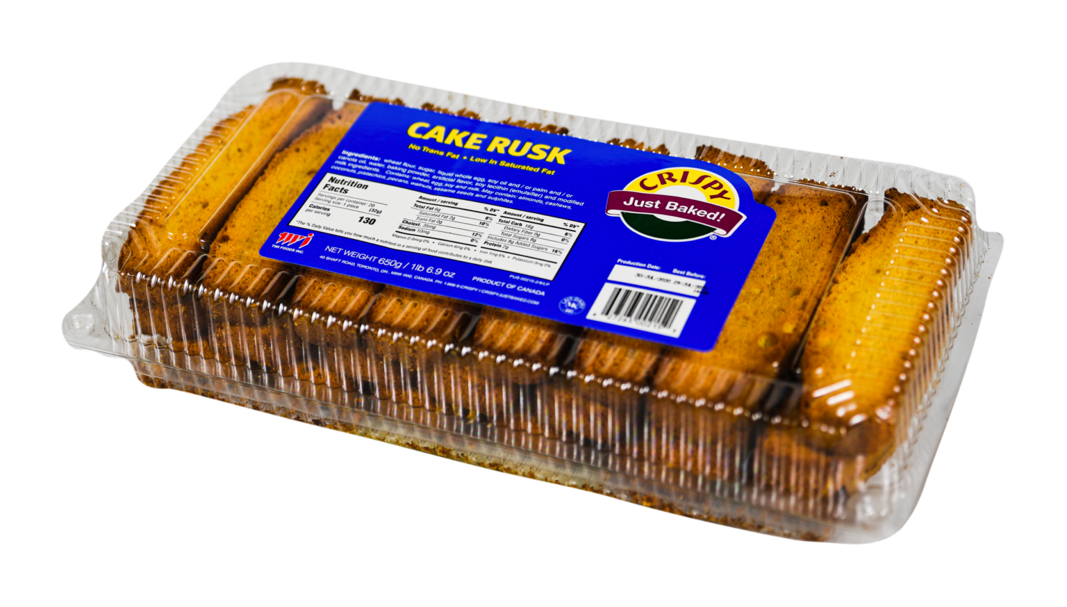 Crispy Cake Rusk Regular |750g