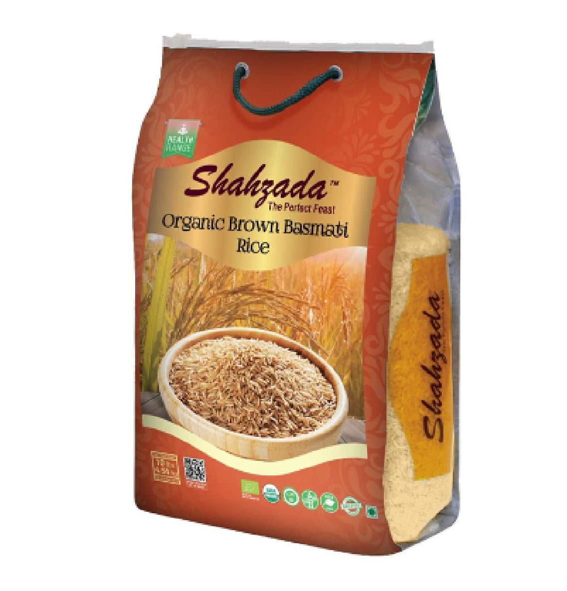 Shahzada Organic Brown Rice 10lbs Basmati Rice