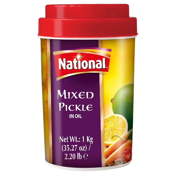 Mixed pickle in oil 1kg national mixed pickle