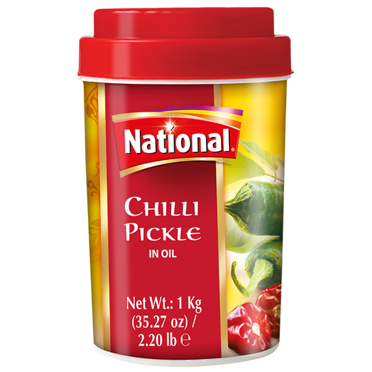 Chilli pickle in oil 1kg national pickle