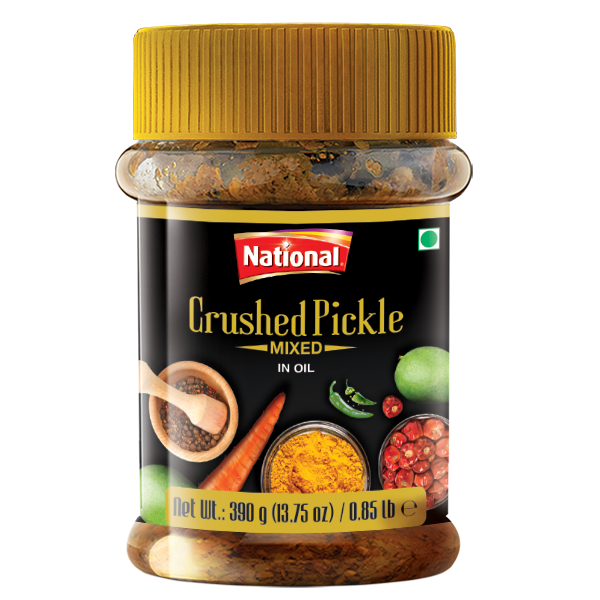 Crushed pickle in oil 750g national pickle