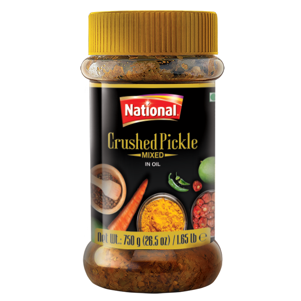 Crushed pickle in oil 750g national pickle