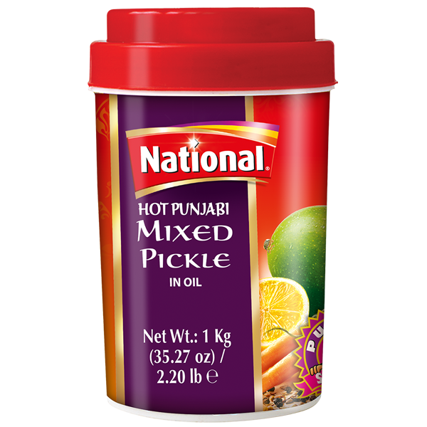Hot punjabi mixed pickle in oil 1kg national mixed pickle