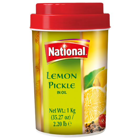 Lemon pickle in oil 1kg national mixed pickle