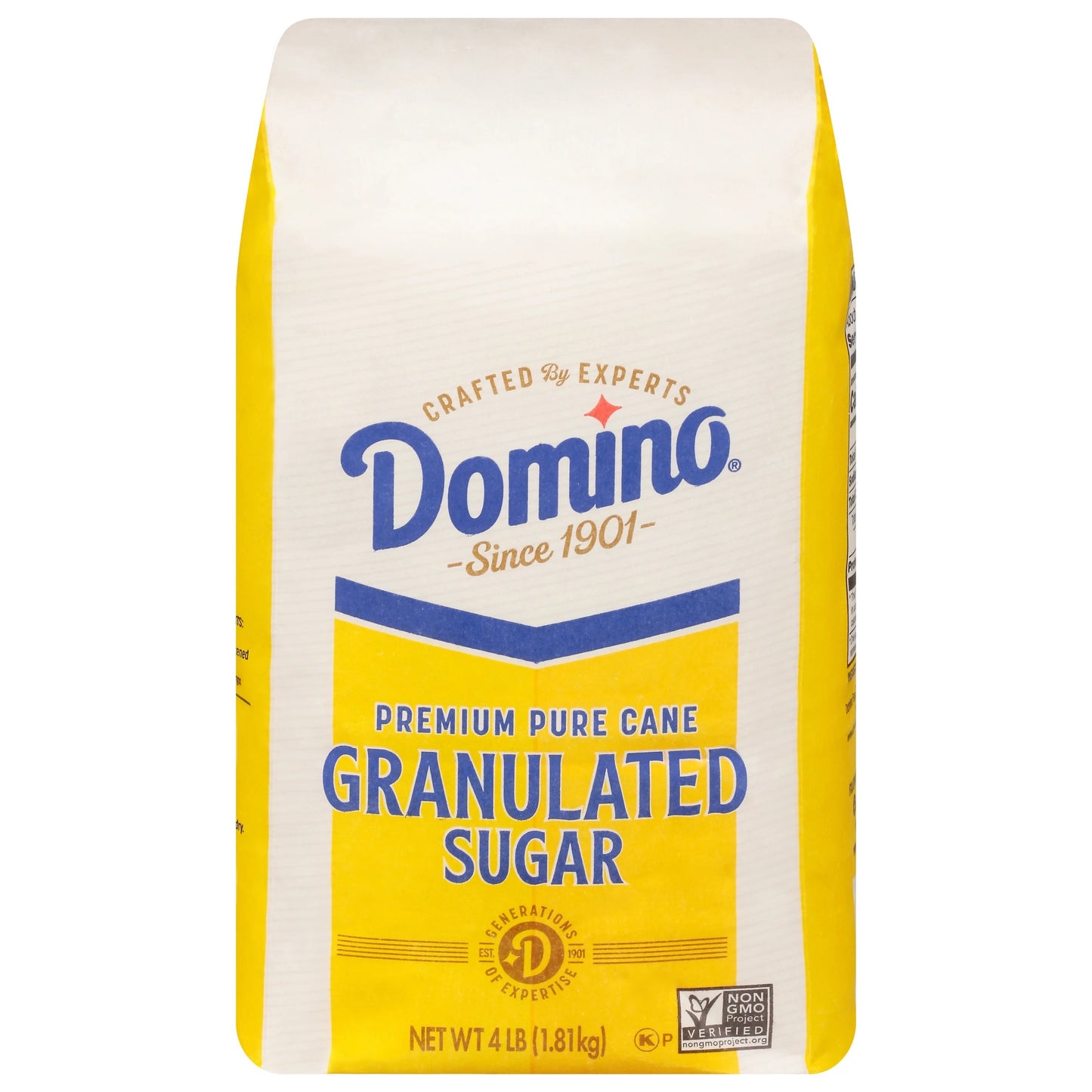 Premium Pure Cane Granulated Sugar 4lb Domino