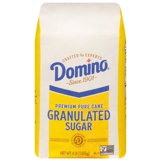 Premium Pure Cane Granulated Sugar 4lb Domino