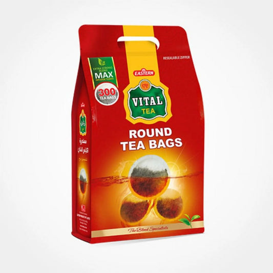 Round Tea Bags Premium Quality Vital 300 tea bags  Bold, Refreshing, and Full of Flavor