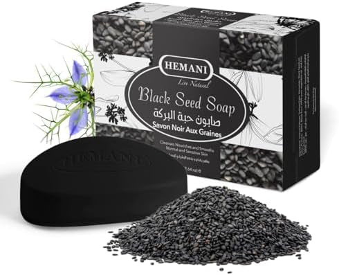Hemani Blackseed Soap 75g Deep Cleansing &amp; Pore Purification Anti-Bacterial &amp; Anti-Inflammatory