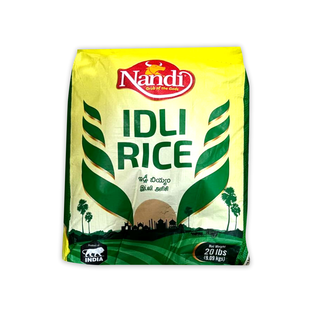 Nandi Idli Rice 20lbs Bag Naturally Processed Perfect Texture for Idli & Dosa