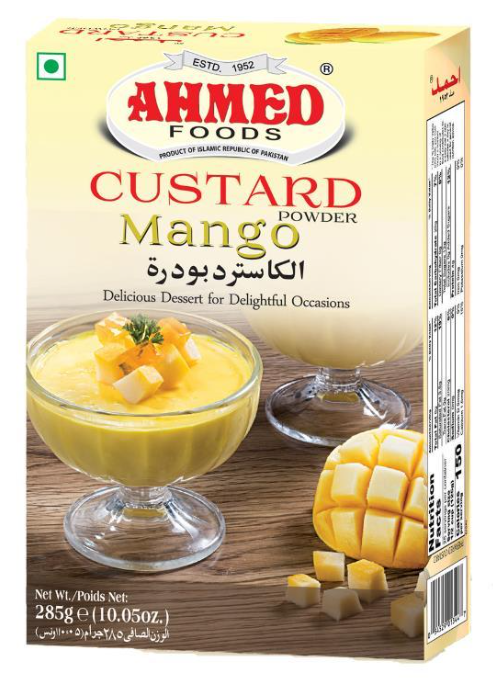 Mango Custard |285g| Ahmed Foods |Creamy Perfection in Every Flavor!