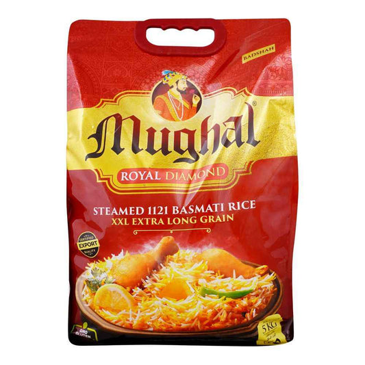 Mughal Royal Diamond Steamed 1121 Basmati Rice |5kg