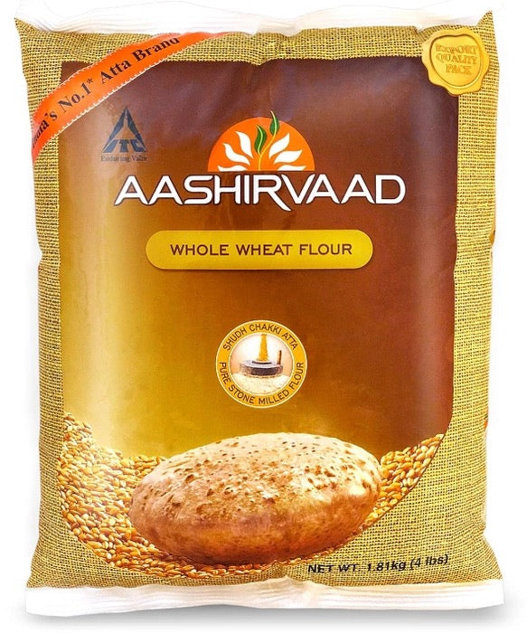 Aashirwad Atta - Whole Wheat Flour |20lb