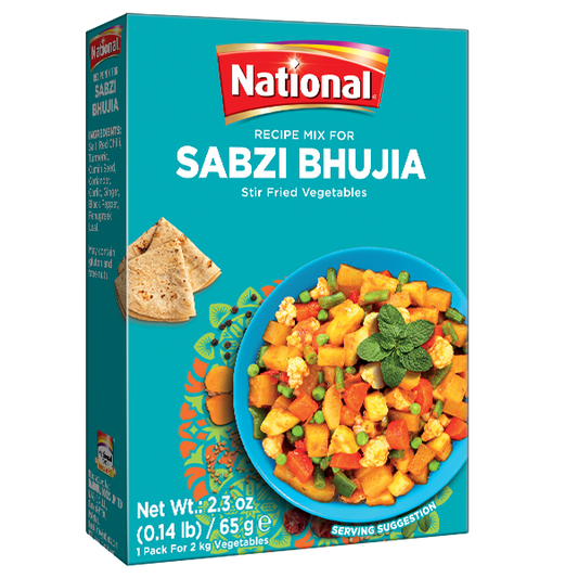 SABZI BHUJIA |50G| NATIONAL MIXED FRIED VEGETABLES
